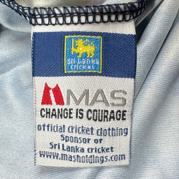 MAS Sri Lanka Cricket T20 World Cup Polo Mens L Blue Lion - Picture 2 of 8